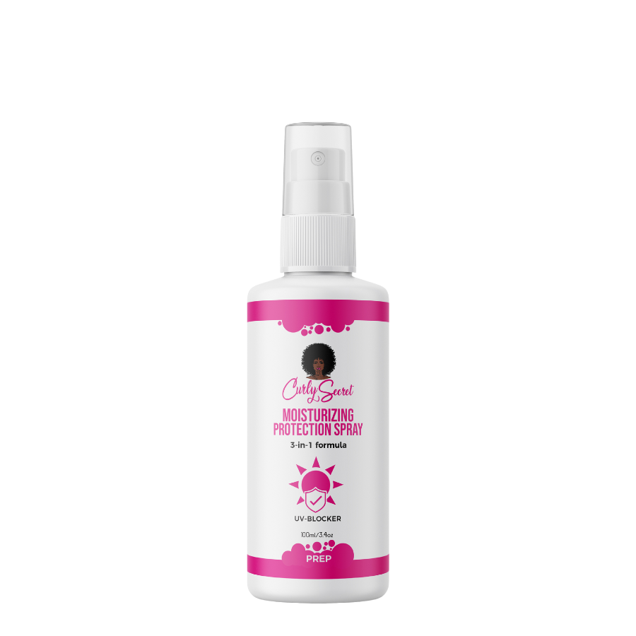 Curly Secret | Moisturizing Protection Spray - UV-Blocker /100ml Spray & Refresh Curly Secret