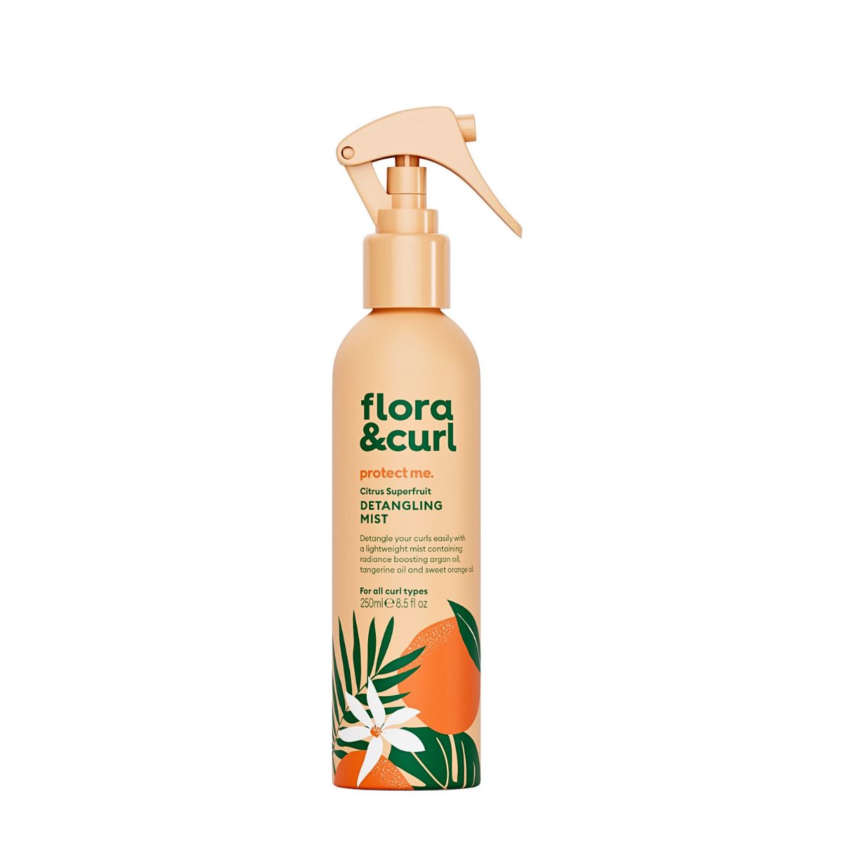 Flora & Curl | Citrus Superfruit Detangling Mist /250ml Spray & Refresh Flora & Curl