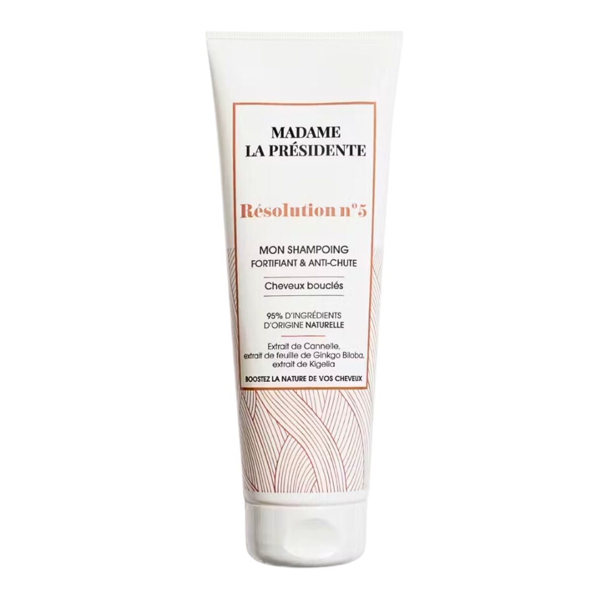 Madame La Présidente | RESOLUTION N°5 | Anti-Haarausfall-Shampoo für lockiges Haar /250ml Mildes Shampoo Madame La Présidente