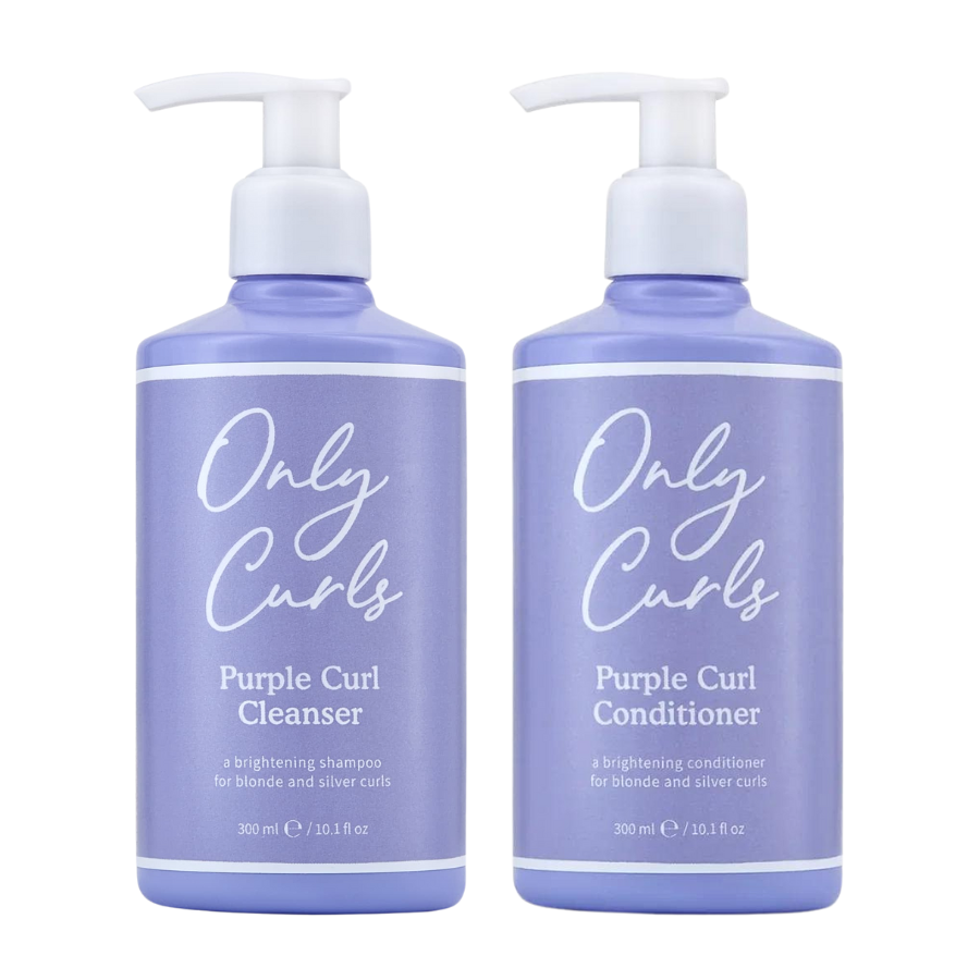 Only Curls | Purple Curl Cleanser & Conditioner Duo Haarpflege-Sets Only Curls